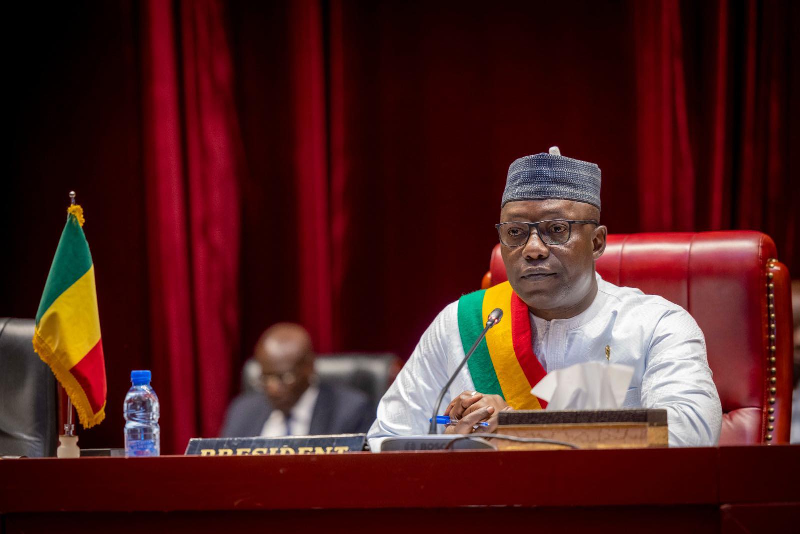 Le General Malick Diaw, président du CNT : "La session d'avril a adopté une quarantaine de lois au nombre desquelles figurent plusieurs ratifications d'ordonnances…"